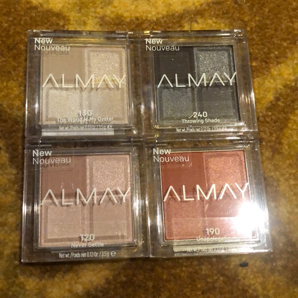 Four shades x four pallets Almay make up